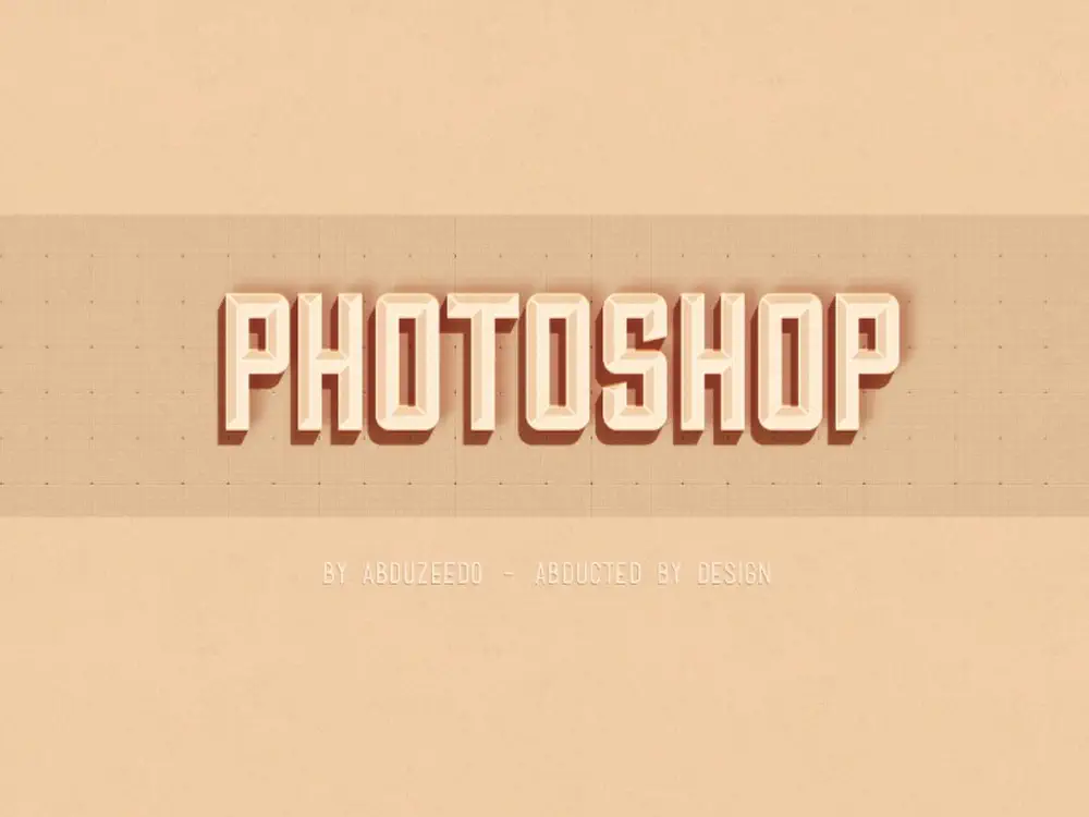 Schrift Effekte für Photoshop 7