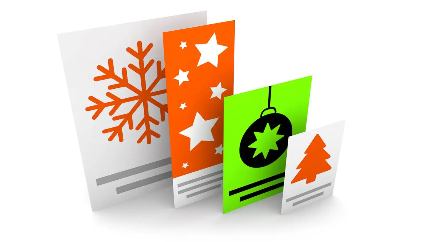 Weihnachtsplakate - Formate