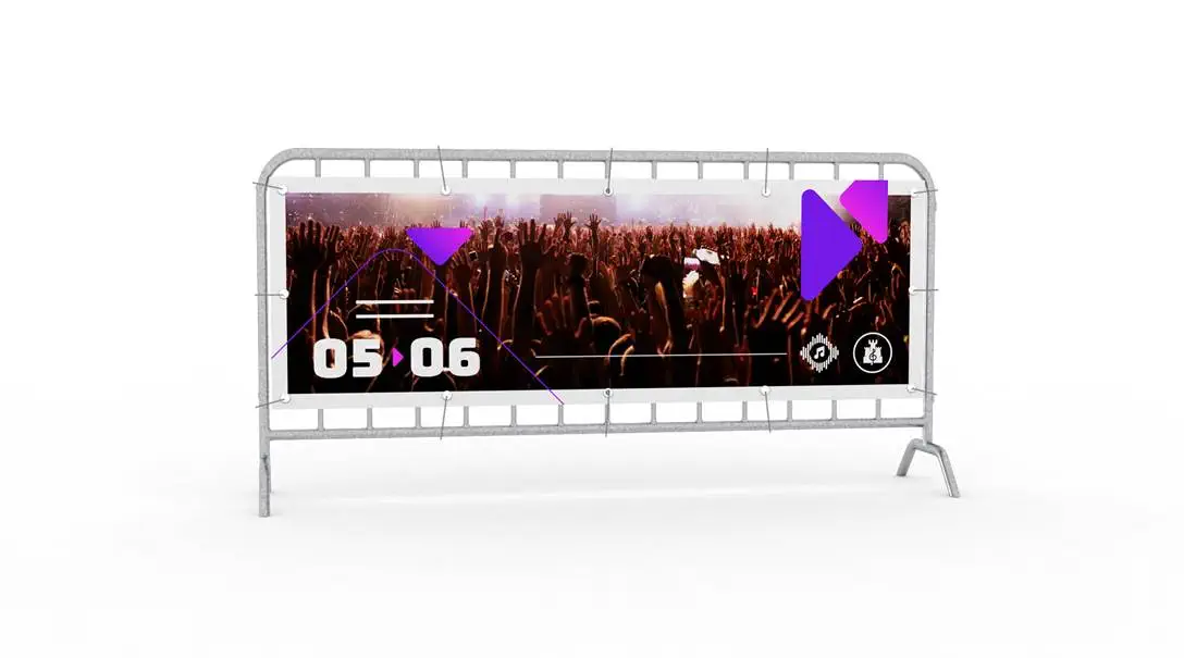 Artikel Banner für Absperrgitter