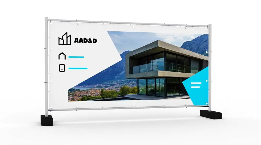 Artikel Banner für Bauzaun