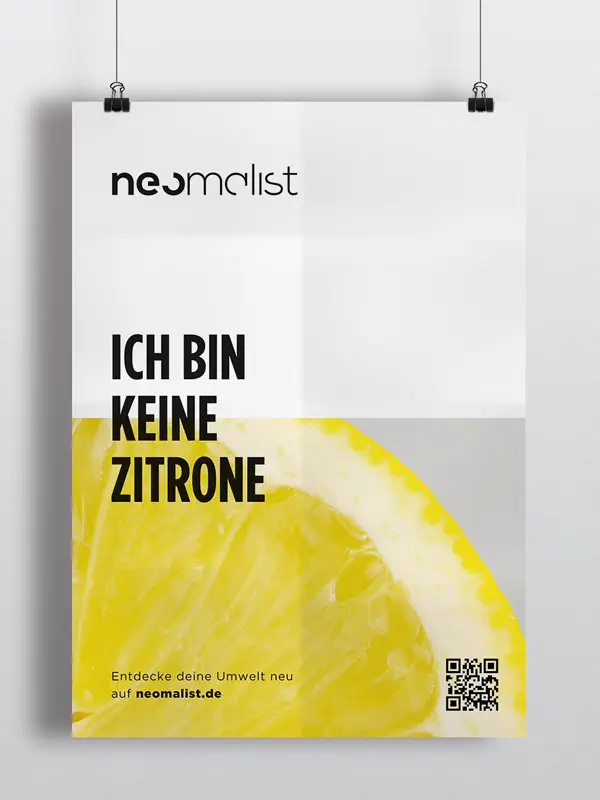 Postergestaltung Beispiel 10 Postergestaltung "Neomalist" beispiel