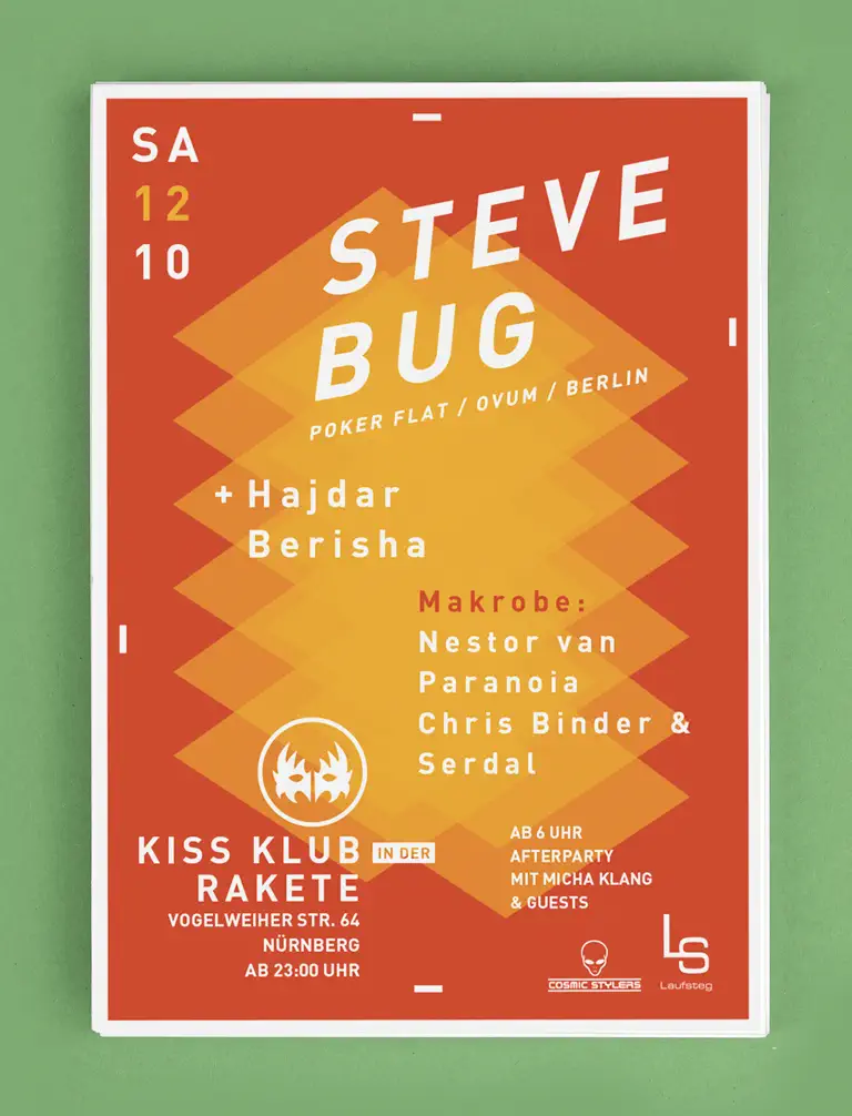 Postergestaltung Beispiel 5 Postergestaltung "Event" beispiel