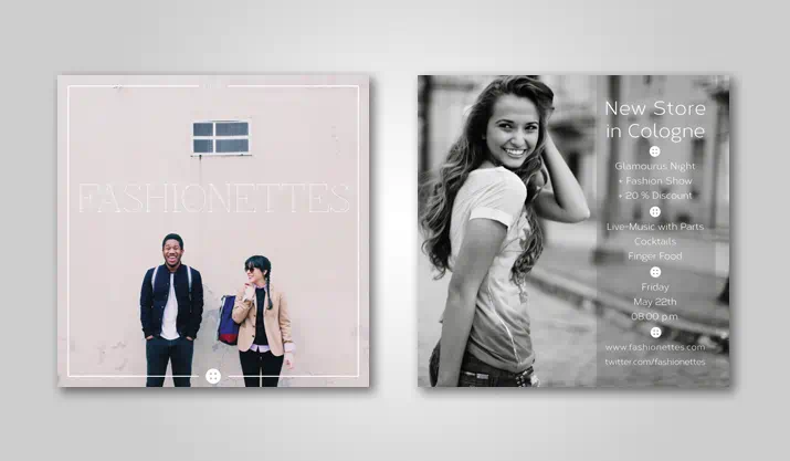 Tutorial: Eine Postkarte quadratisch im Q4-Format gestalten