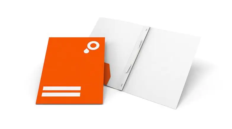 500 Mappen mit Einstecktasche