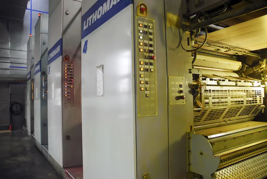 Rollenoffset Druckmaschine Nah