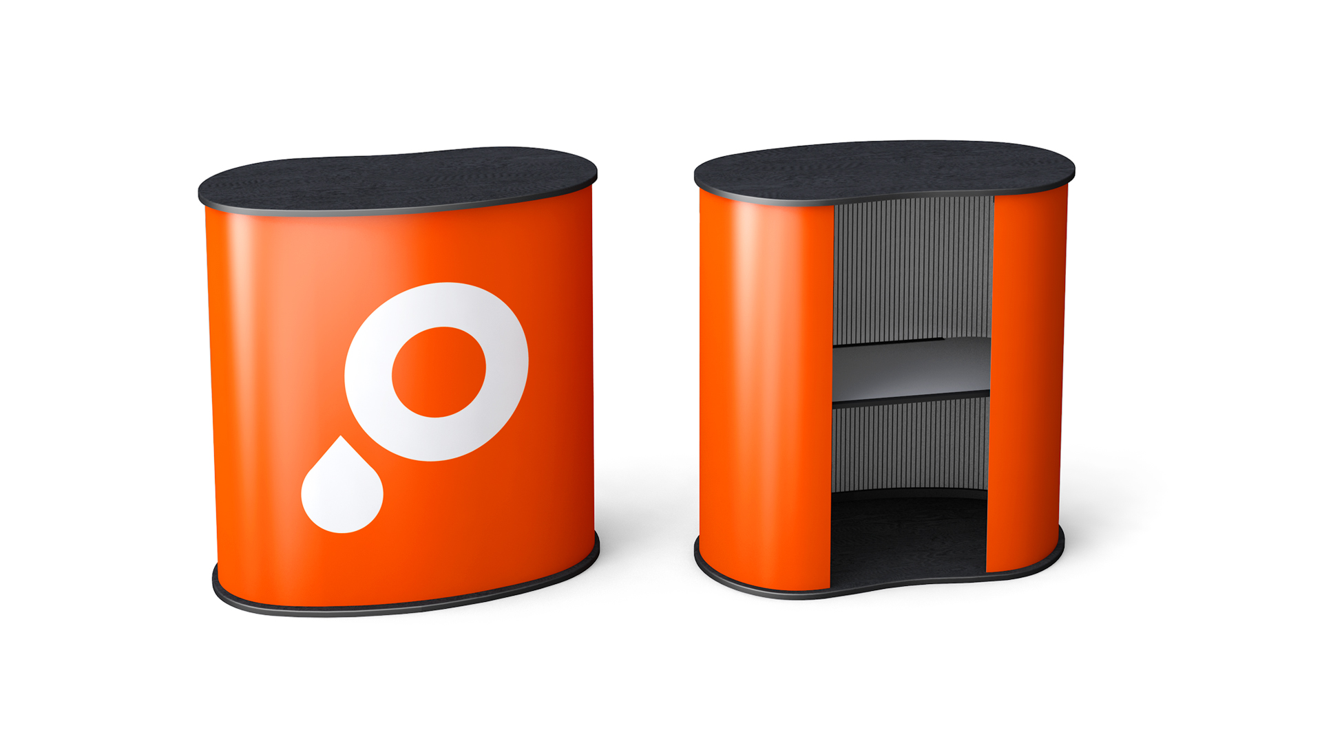 Messetheken gebogen Artikel Messetheken gebogen