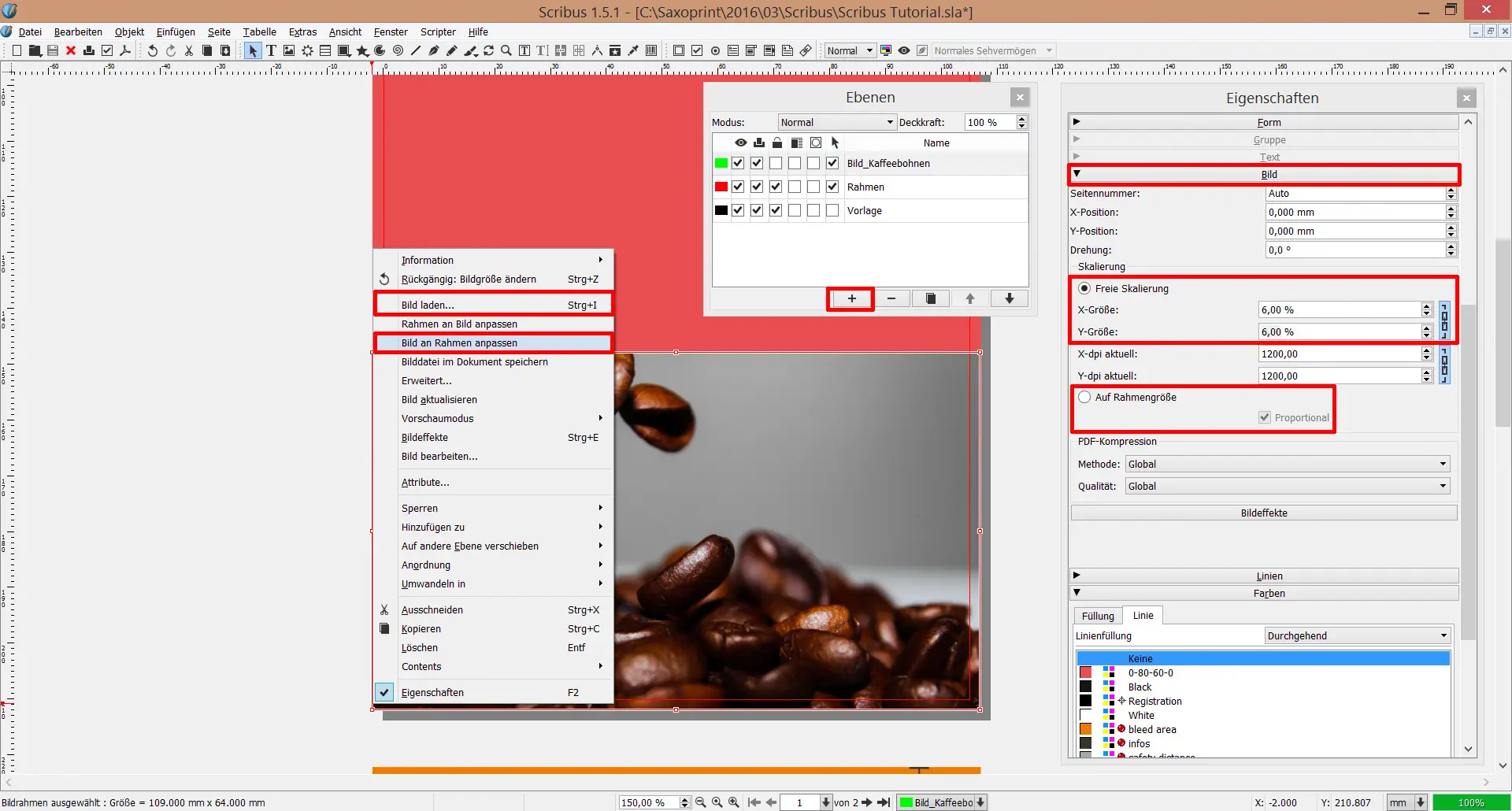 Scribus Tutorial 7 Scribus Tutorial 7