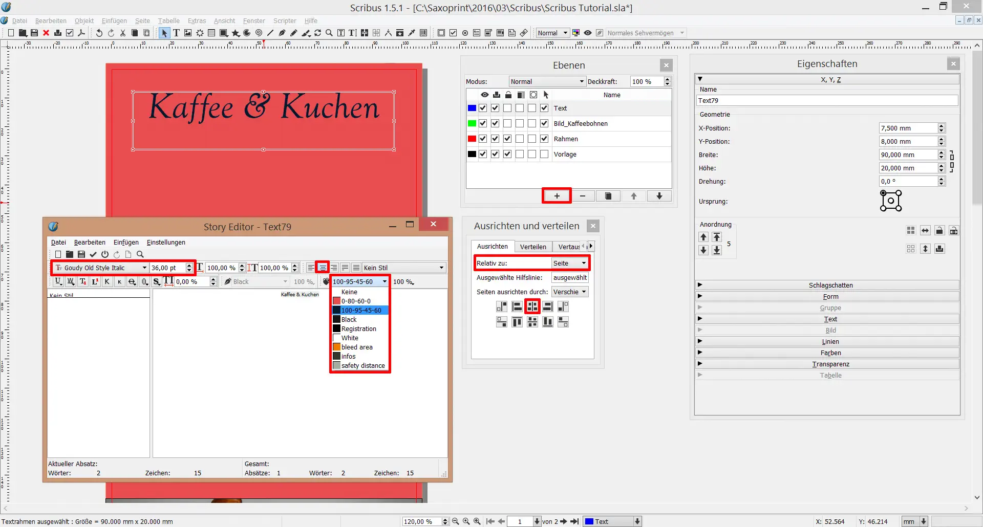 Scribus Tutorial 9 Scribus Tutorial 9