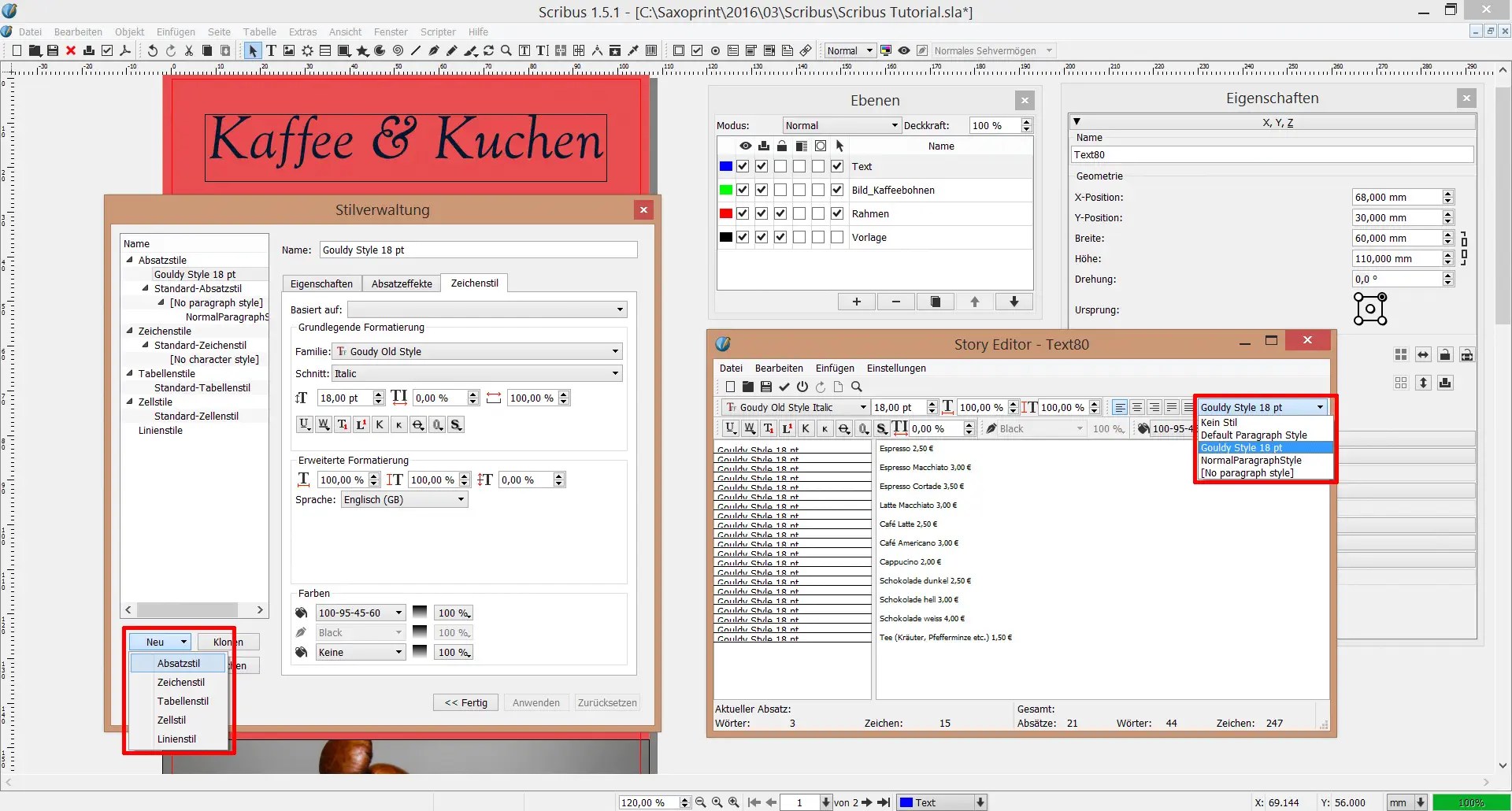 Scribus Tutorial 10 Scribus Tutorial 10