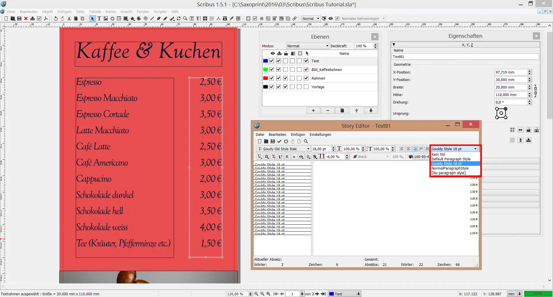 Scribus Tutorial 12 Scribus Tutorial 12