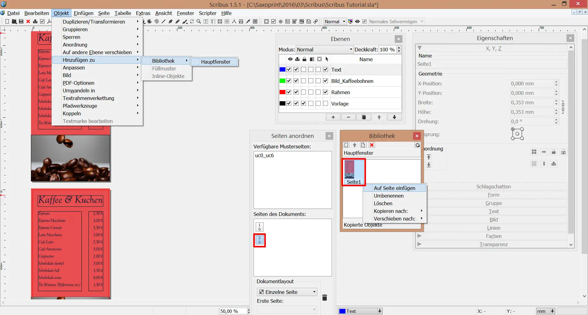 Scribus Tutorial 13 Scribus Tutorial 13