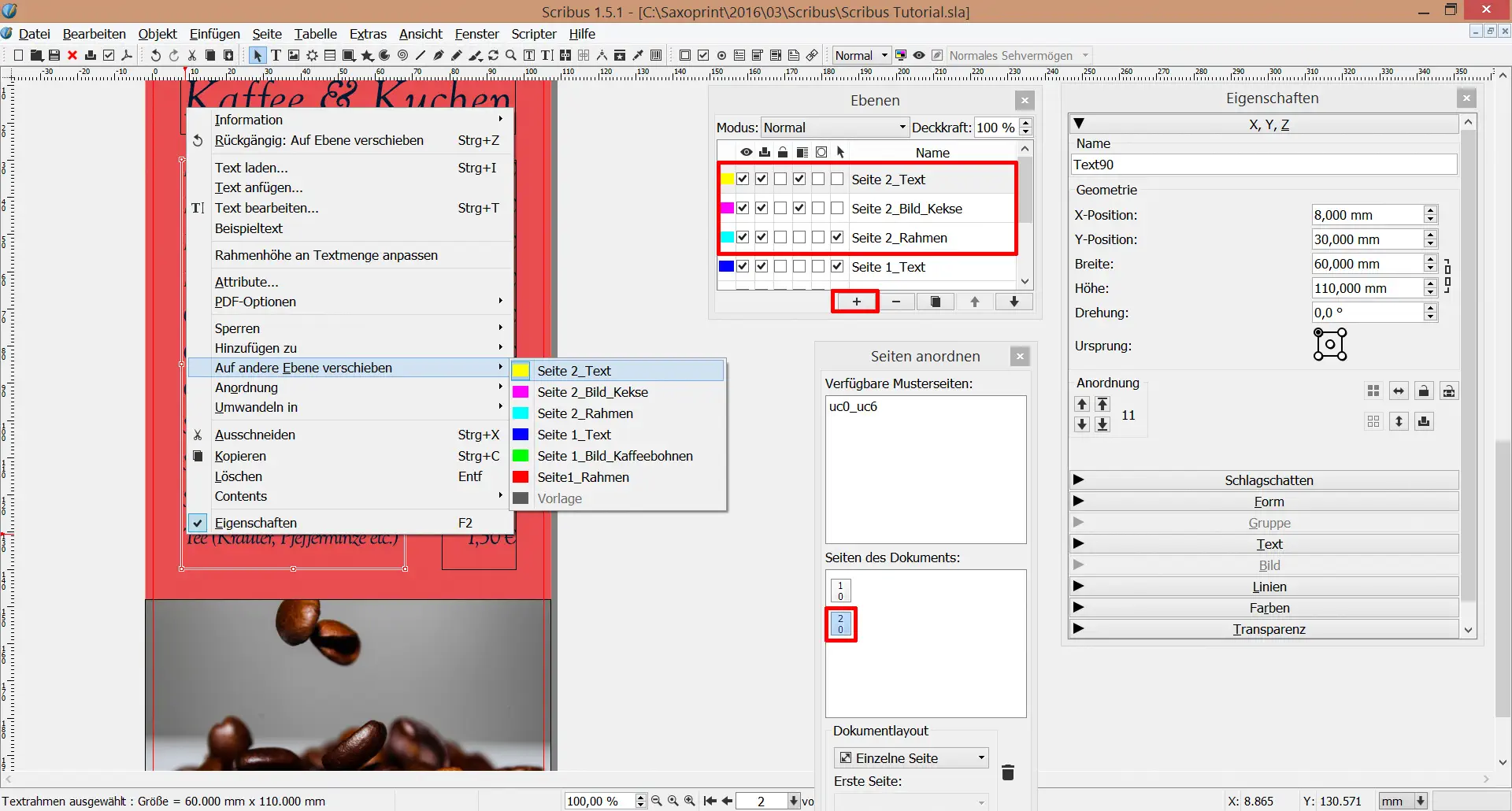 Scribus Tutorial 14 Scribus Tutorial 14