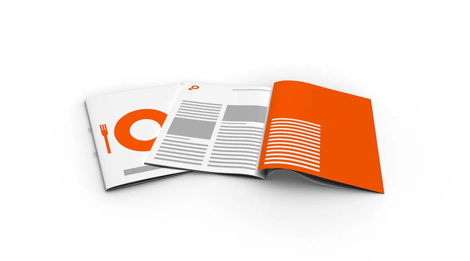 Getränkekarten mit Faltumschlag hinten