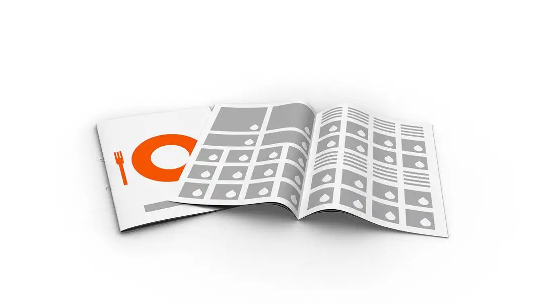 Artikel DIN A5 Speisekarte mit Umschlag