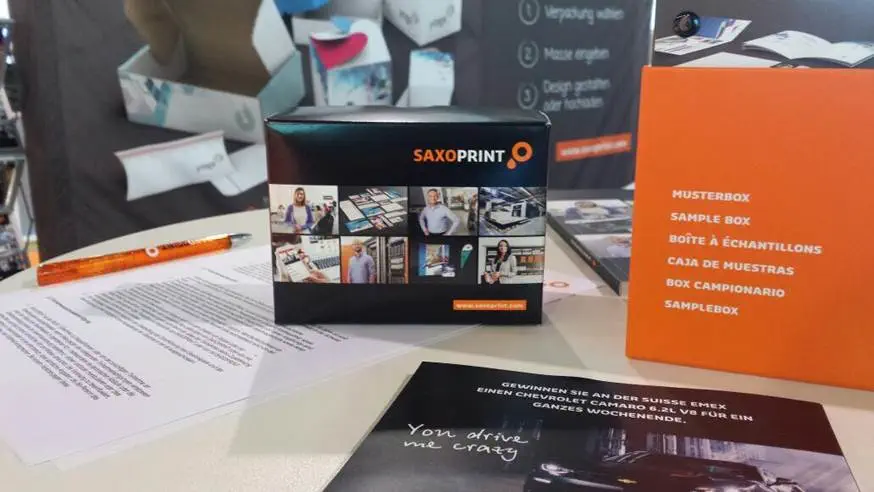 Suisse Emex SAXOPRINT Messeauftritt Suisse Emex SAXOPRINT Messeauftritt