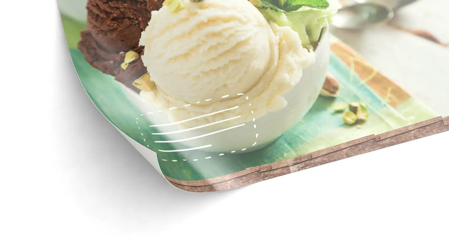 Eiskarten mit Synthetikpapier drucken lassen