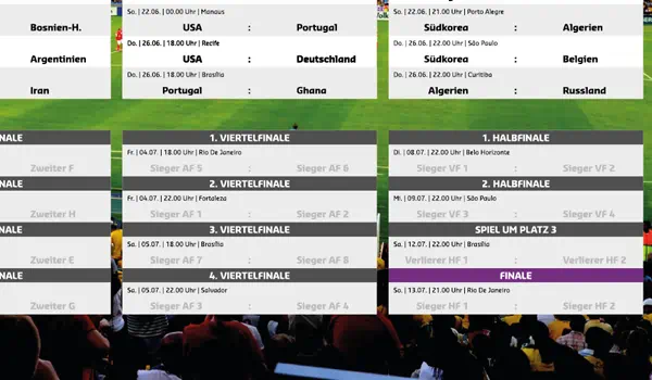 Tutorial: Gestalte mit uns einen WM-Spielplan für die Fußball-Weltmeisterschaft Tutorial: Gestalte mit uns einen WM-Spielplan für die Fußball-Weltmeisterschaft