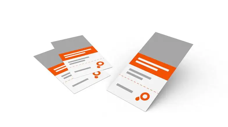 Eintrittskarten mit 1 Perforationslinie Eintrittskarten mit 1 Perforationslinie