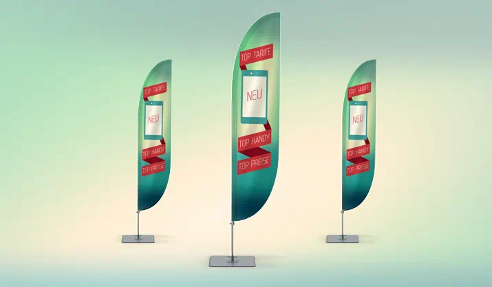 Tutorial Werbetechnik: Eine prägnante Beachflag gestalten