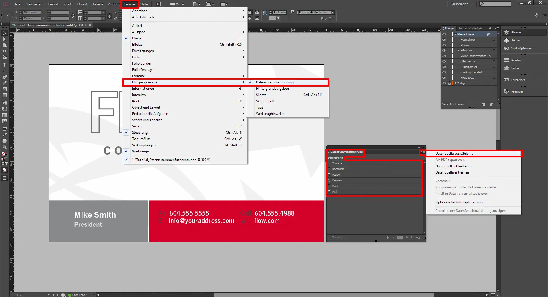 Tutorial Datenzusammenfuehrung 03 Tutorial Datenzusammenfuehrung step 3