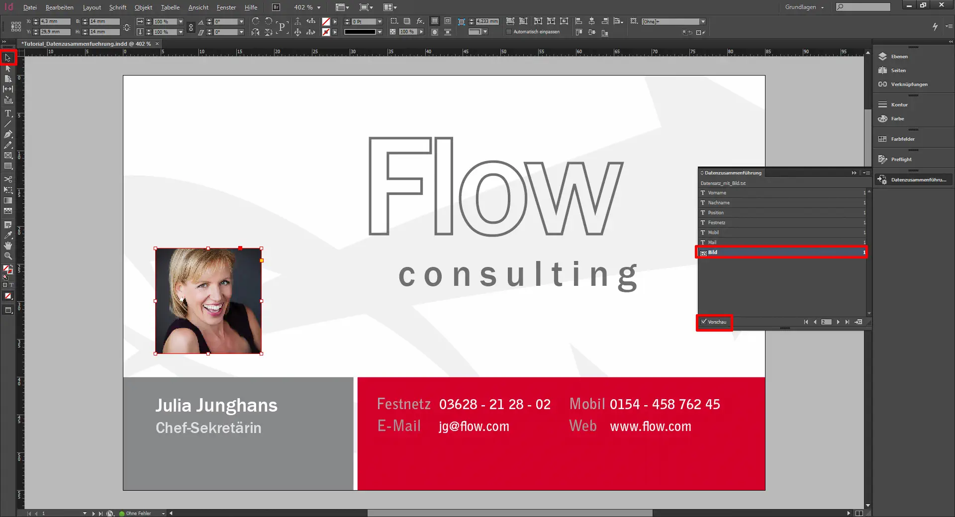 Tutorial Datenzusammenfuehrung 12 Tutorial Datenzusammenfuehrung step 12