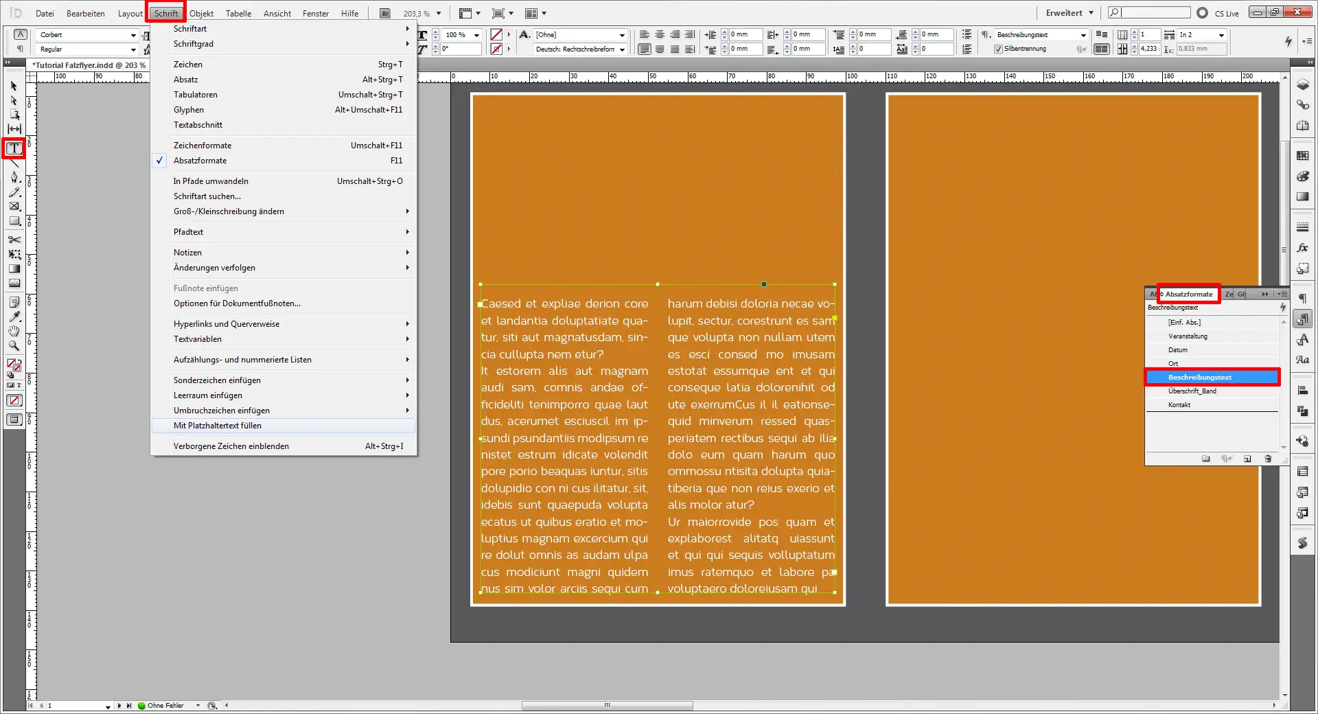 Tutorial Falzflyer 10