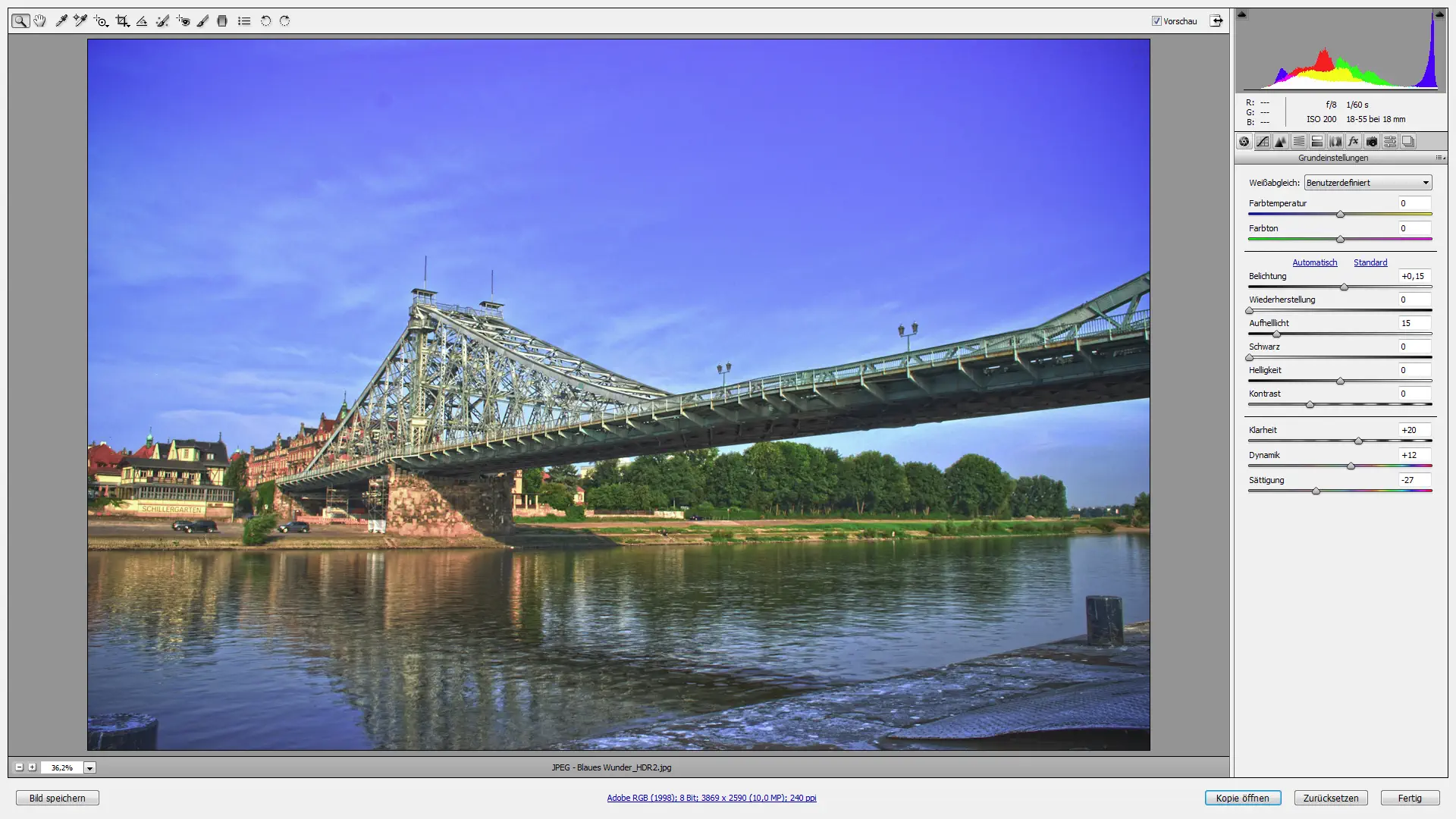 Tutorial: HDR Bilder mit Fotos in Photoshop erstellen Step 6
