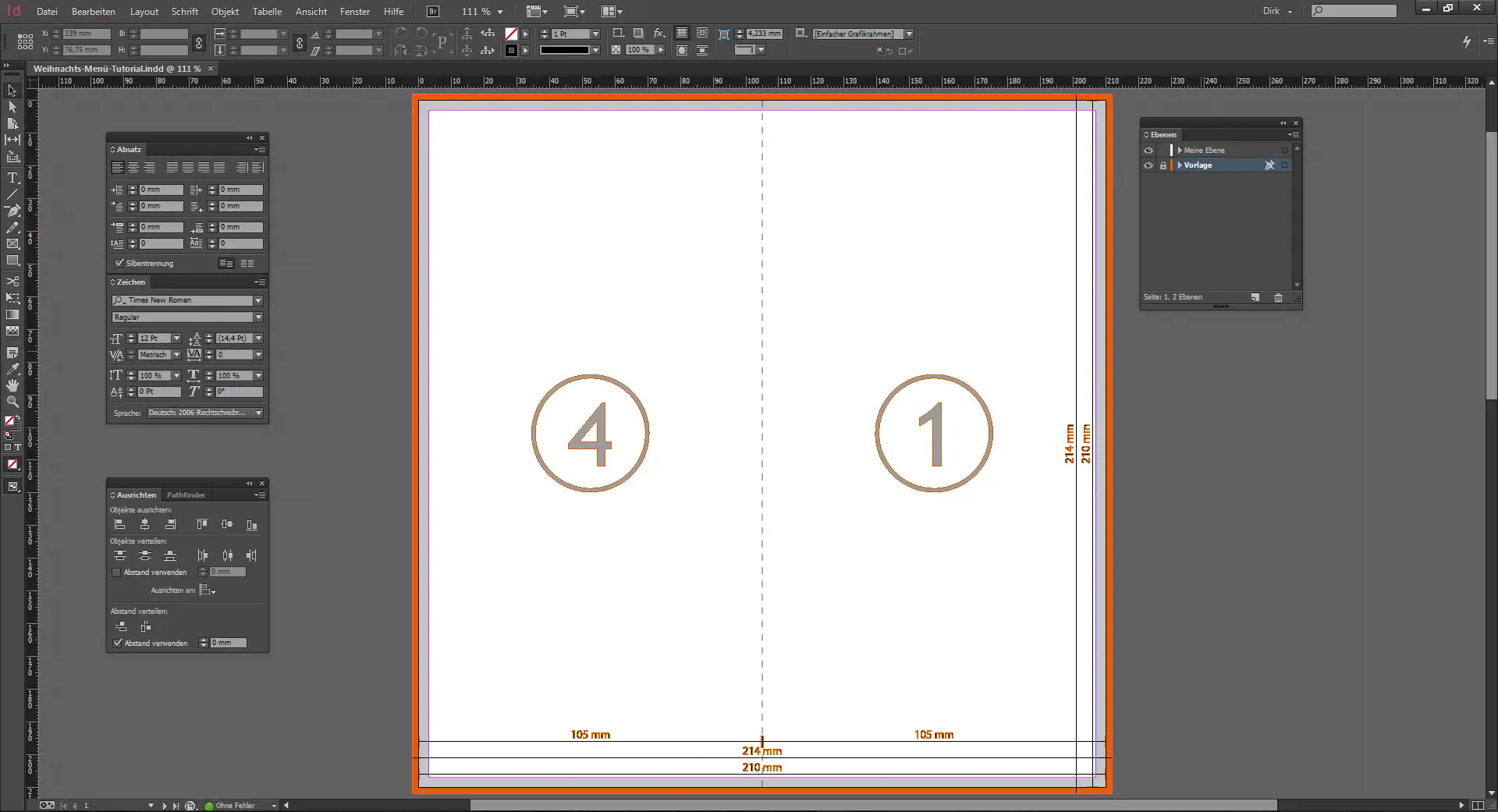 Tutorial Menuekarte Weihnachten Tutorial Menuekarte Weihnachten