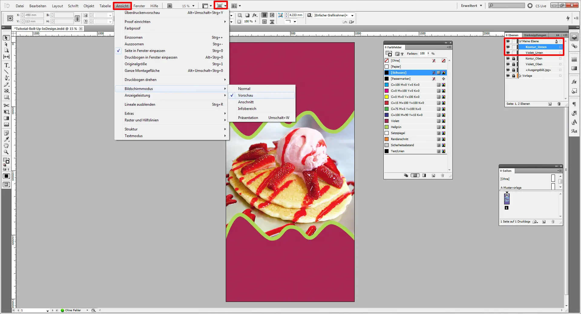 Tutorial Roll Up InDesign Tutorial Roll Up InDesign
