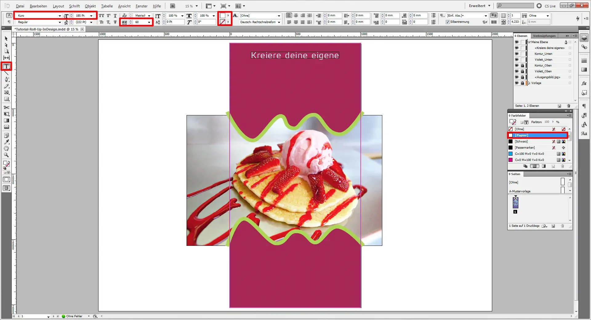 Tutorial Roll Up InDesign Tutorial Roll Up InDesign