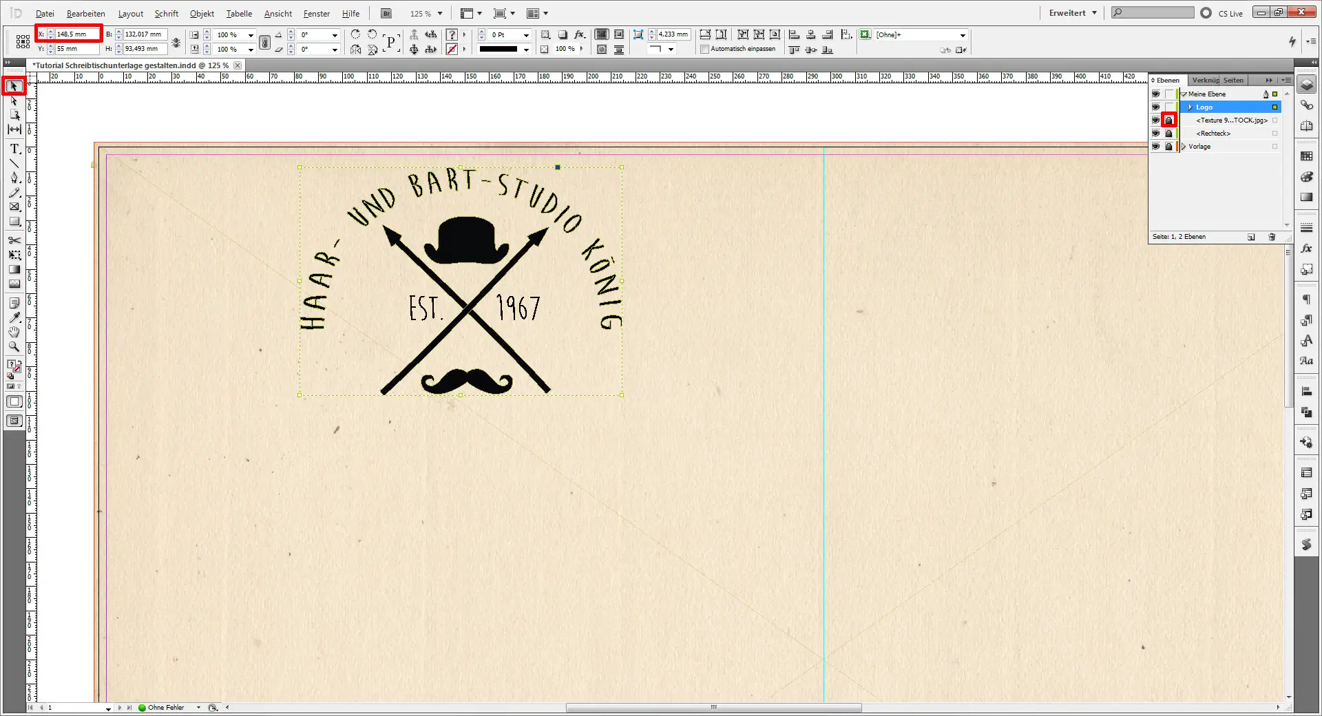 Tutorial Schreibtischunterlage gestalten