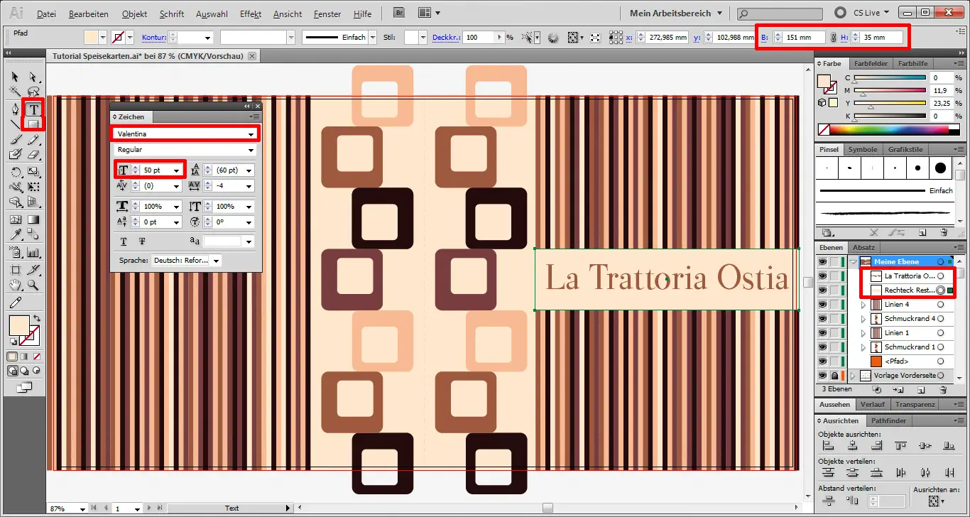 Tutorial Speisekarten Tutorial Speisekarten