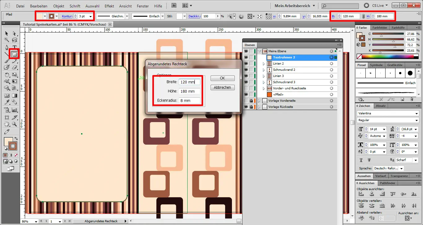 Tutorial Speisekarten Tutorial Speisekarten