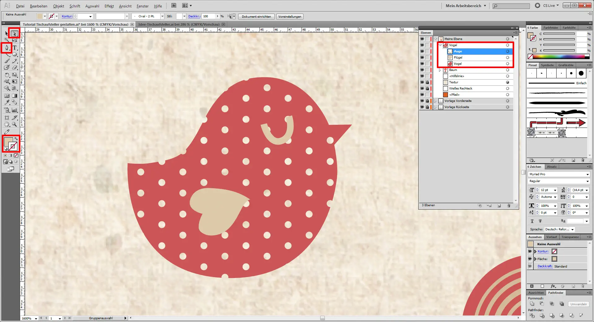 Tutorial Tischaufsteller gestalten 11