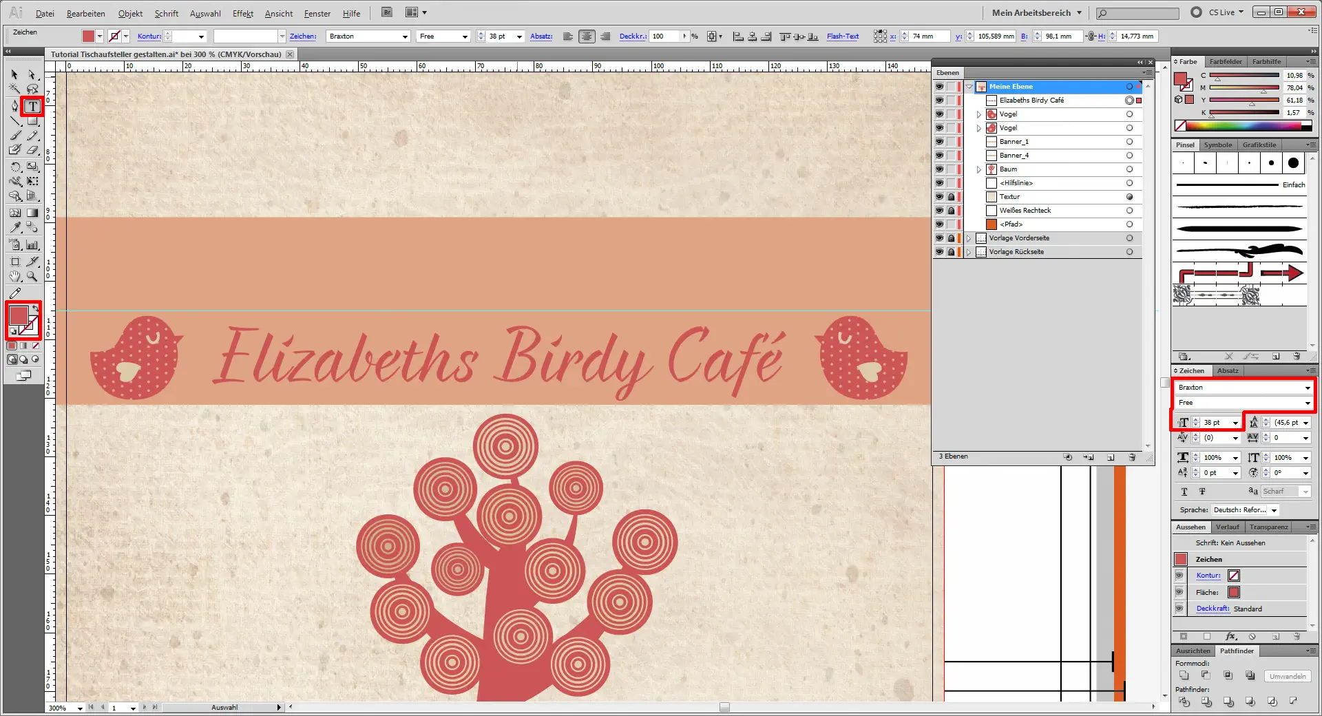 Tutorial Tischaufsteller gestalten 14