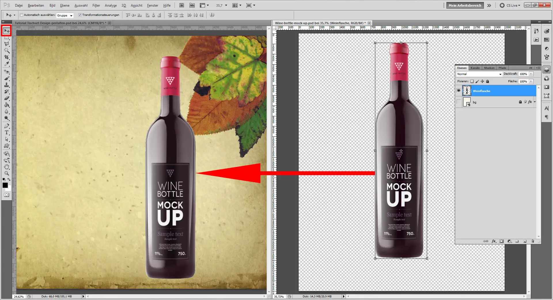 Tutorial Tischset Design selbst gestalten 06 Tischset Platzset Design selbst gestalten Wein hintergrund