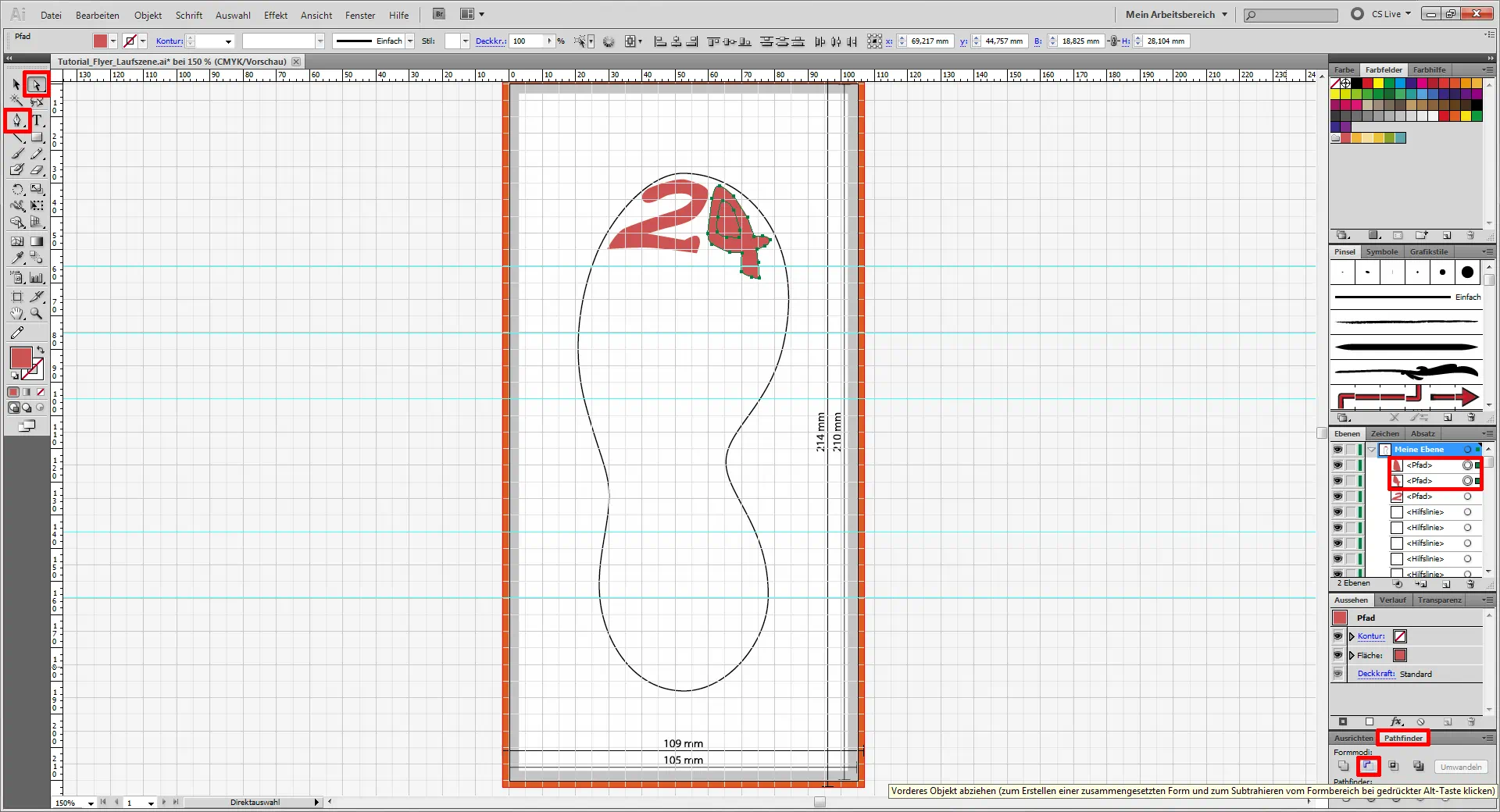 Tutorial Flyer Lauftreff gestalten 04 Tutorial Flyer Lauftreff gestalten (4)