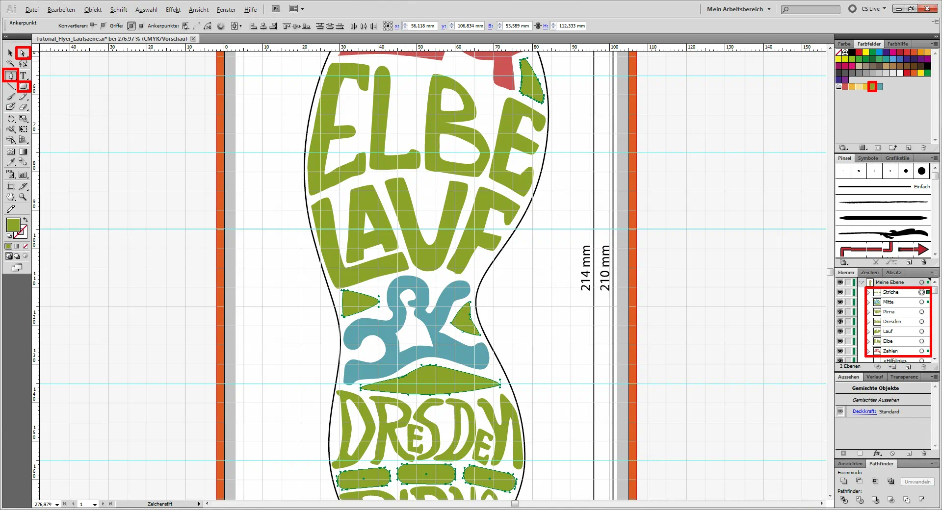Tutorial Flyer Lauftreff gestalten 08 Tutorial Flyer Lauftreff gestalten (8)