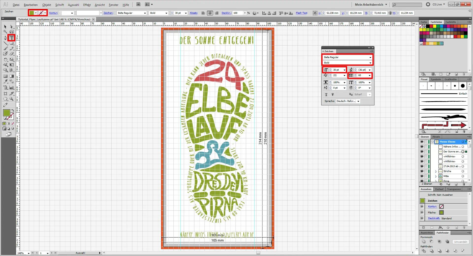 Tutorial Flyer Lauftreff gestalten 10 Tutorial Flyer Lauftreff gestalten (10)