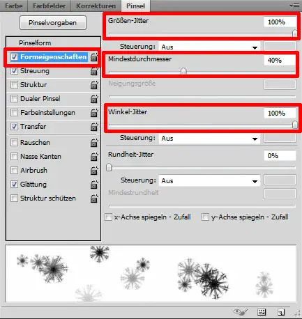 Tutorial: Flyer für die Weihnachtsfeier in Photoshop (5b)