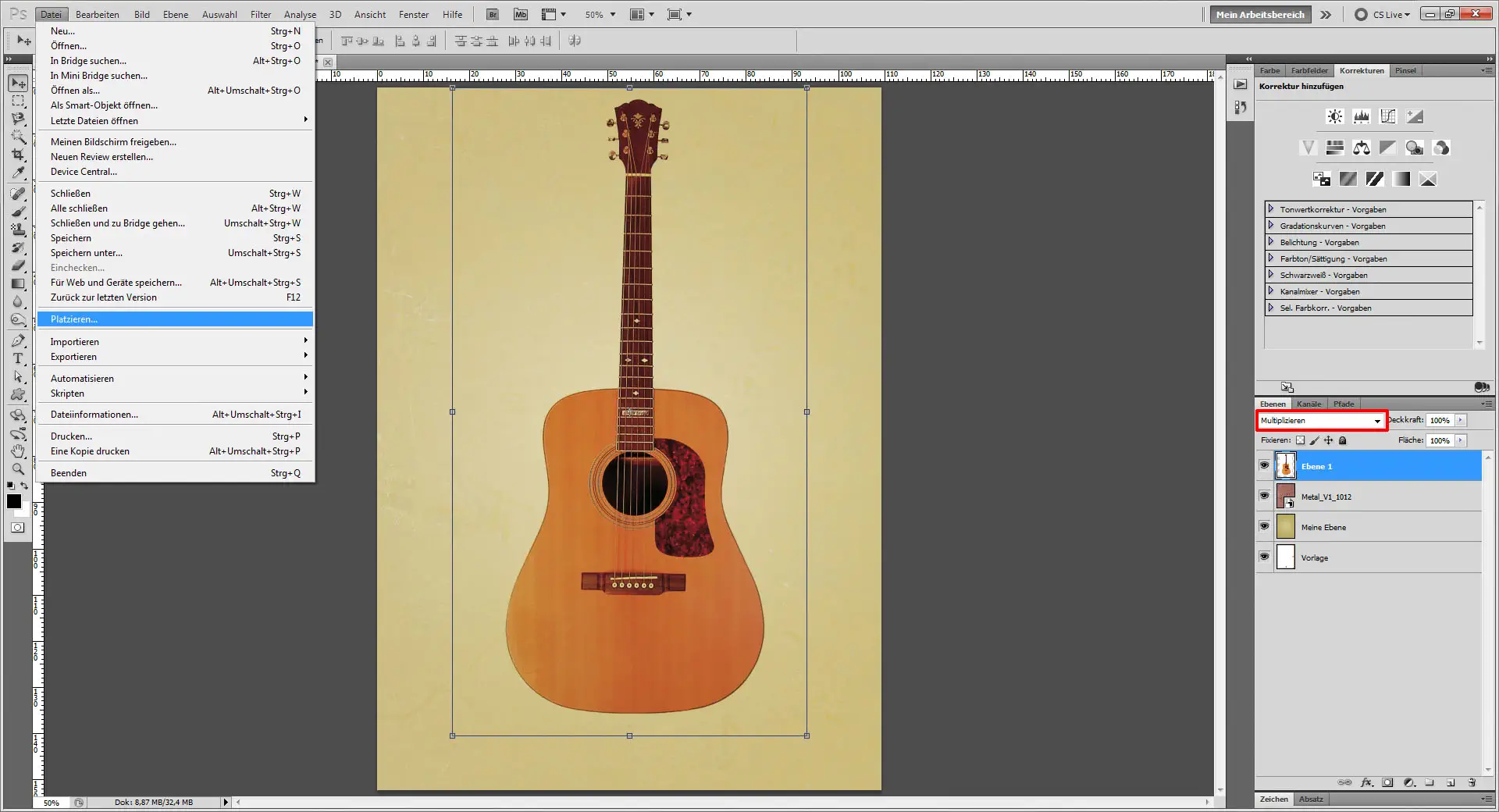 Tutorial Konzert Flyer Photoshop 03
