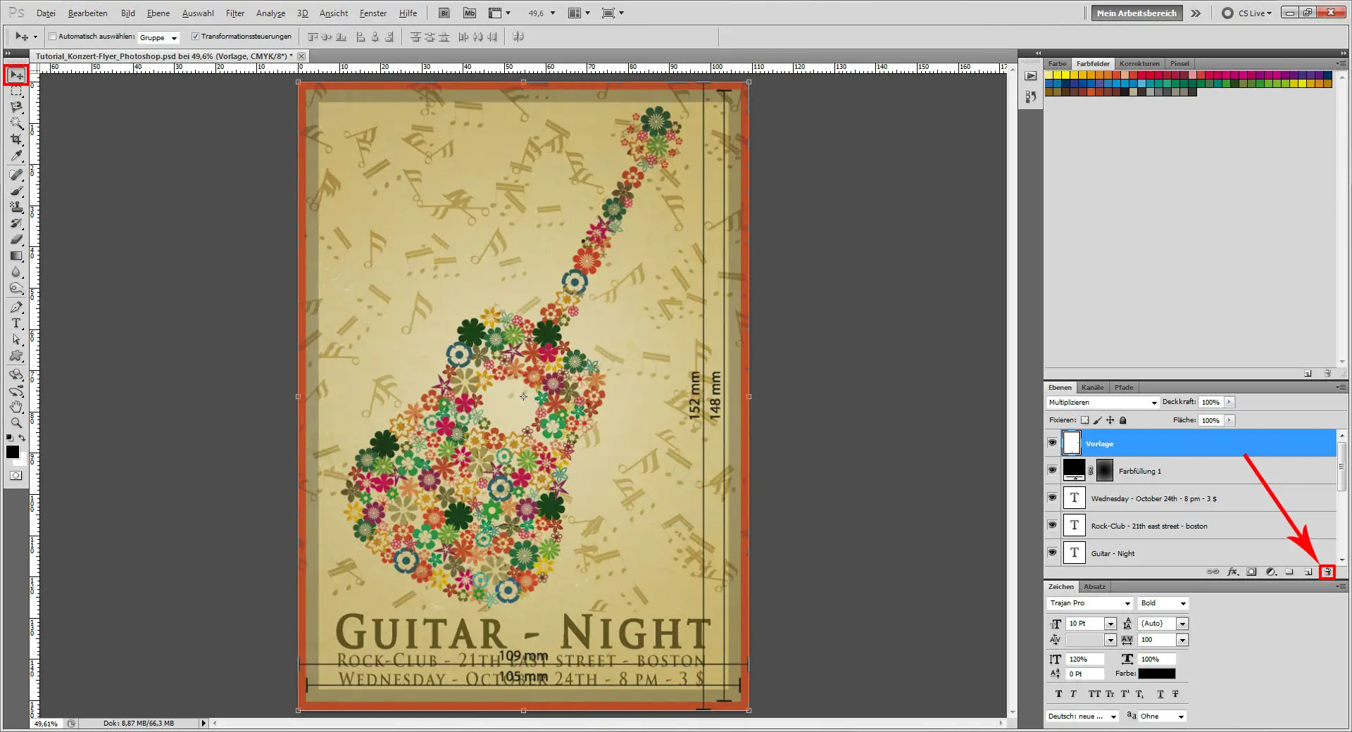 Tutorial Konzert Flyer Photoshop 15