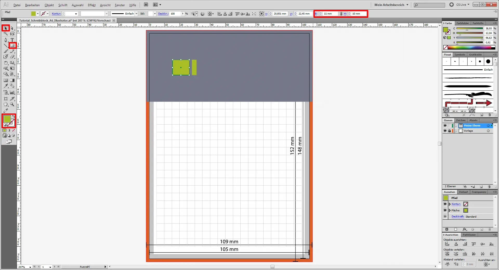 Tutorial Schreibblock selbst gestalten 03
