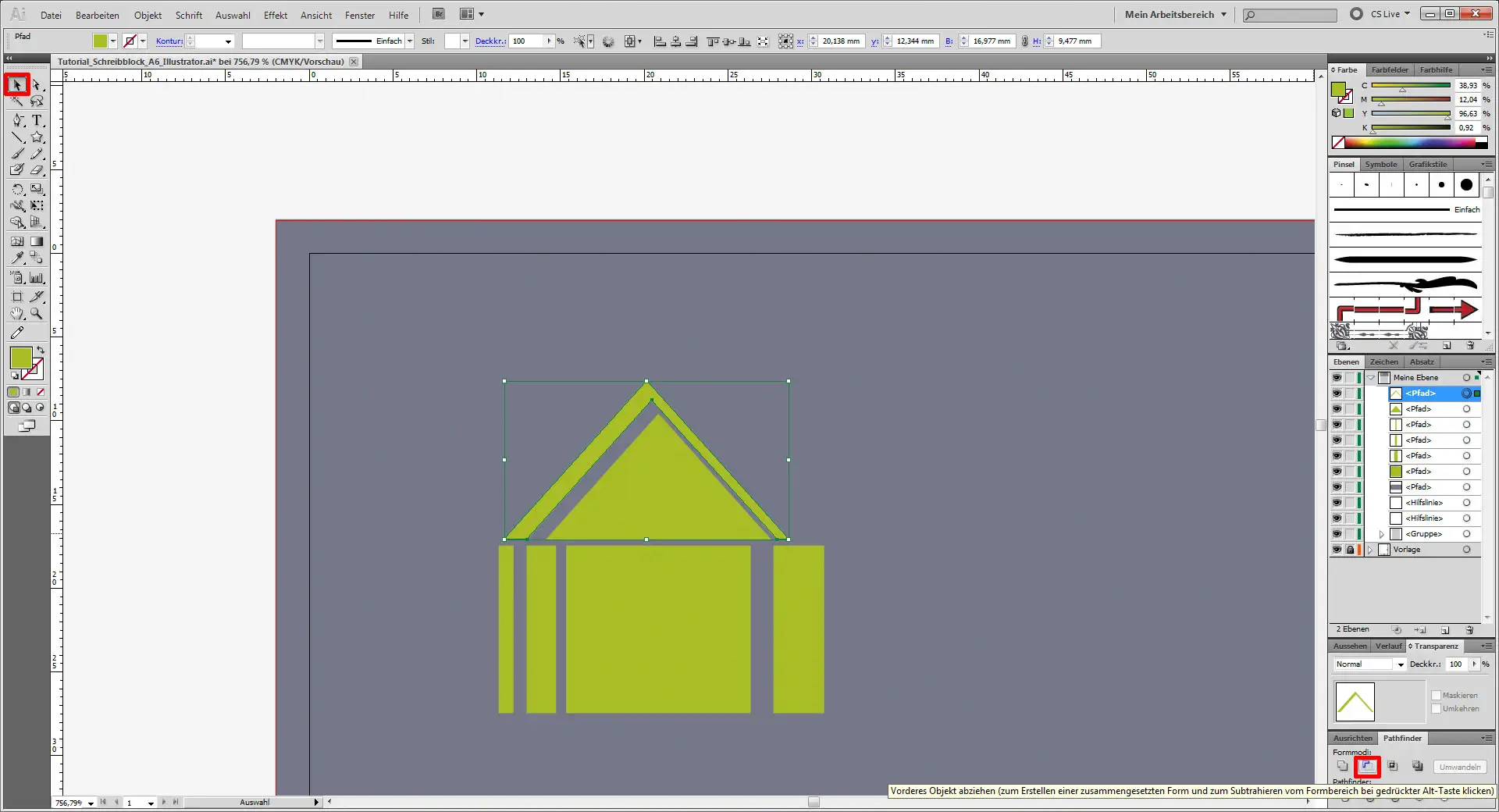 Tutorial Schreibblock selbst gestalten 07