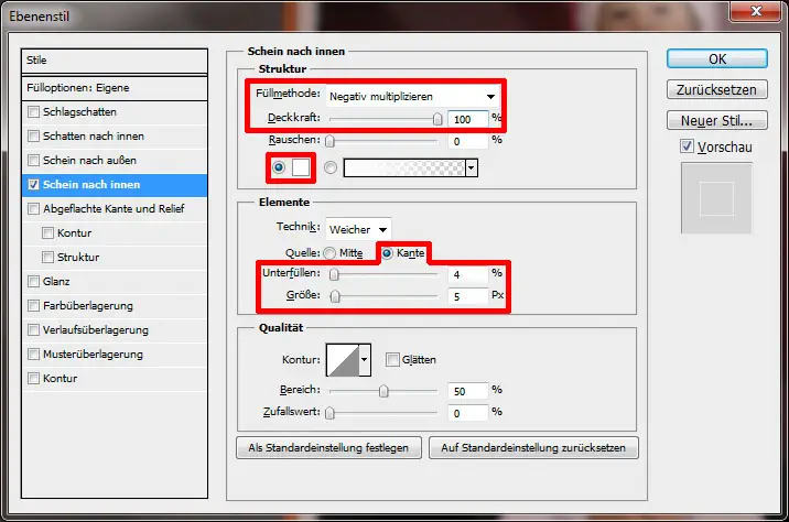 Tutorial Weihnachtsgrukarte mit Fotorahmen Photoshop 07 Photoshop Fenster um die Ebenenfüllung sichtbar zu machen