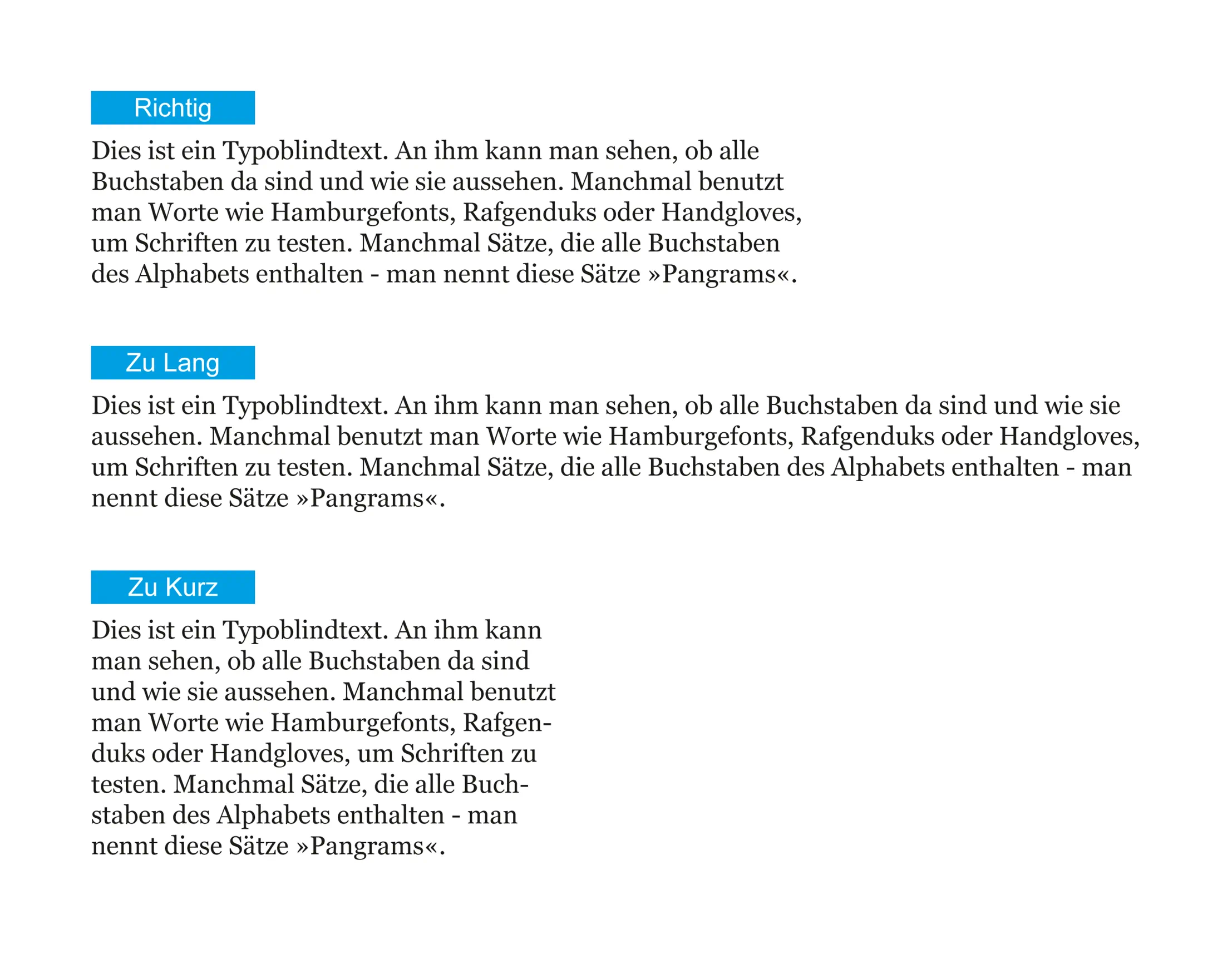 Typografie Tipps 1 Zeilenlaenge Typografie Tipps 1 Zeilenlaenge