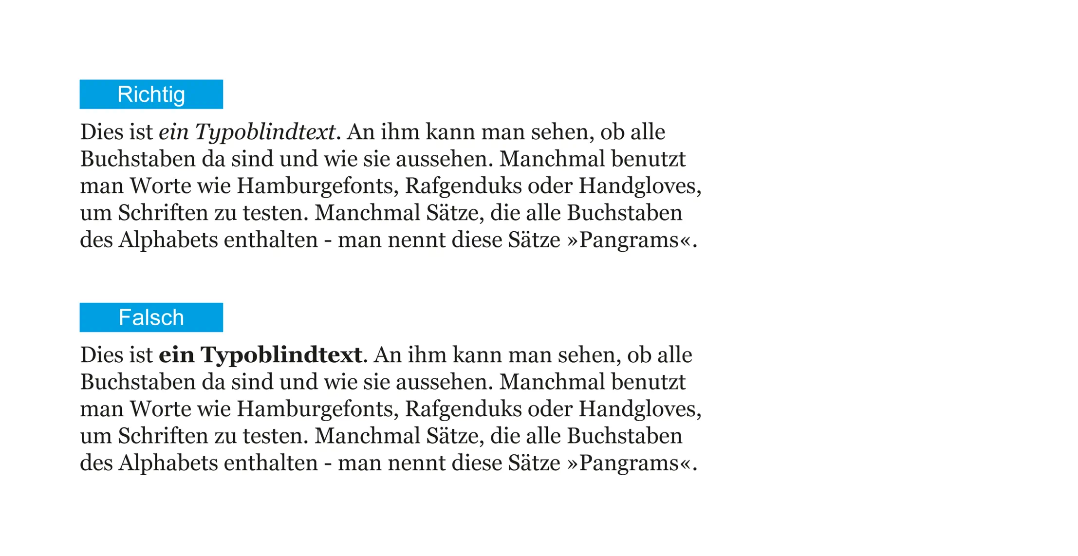 Typografie Tipps 6 Hervorheben Typografie Tipps 6 Hervorheben