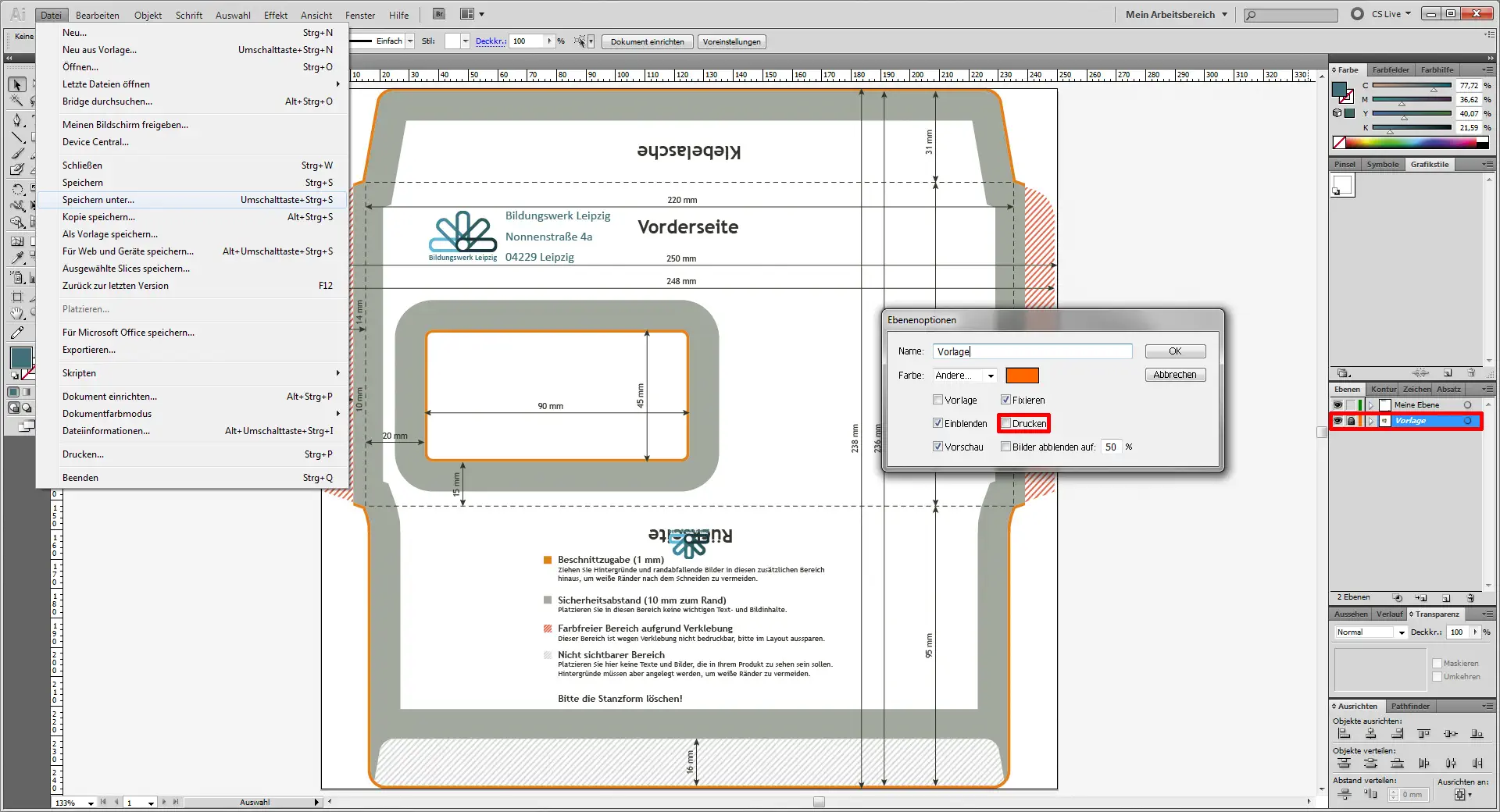 DIN lang Umschlag Gestaltung mit Logo (5)