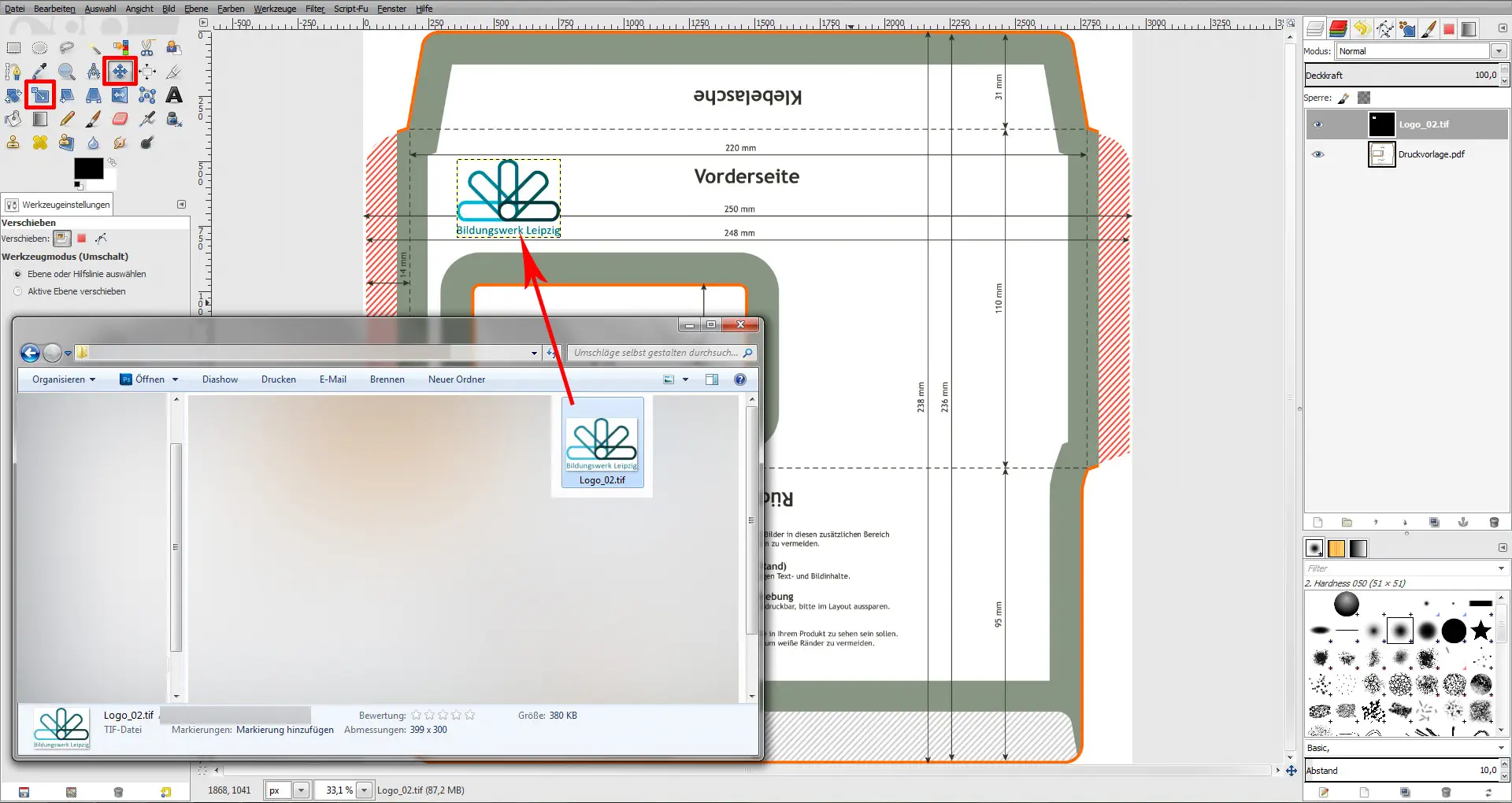 DIN lang Umschlag Gestaltung mit Logo (16)