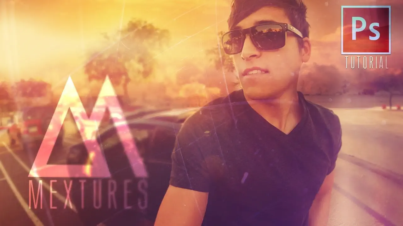 VINTAGE Color  LIGHT STREAKS Photo Manipulation